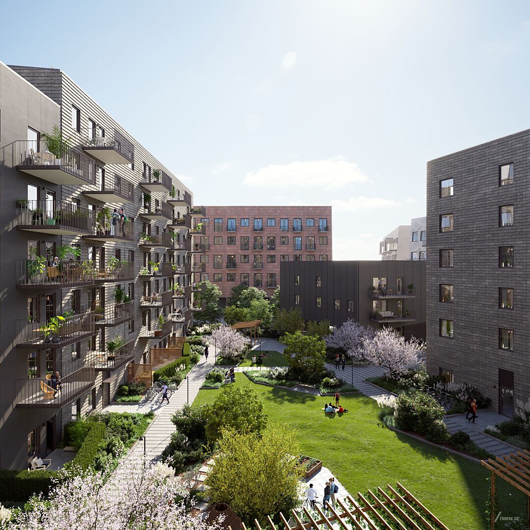 Riksbyggen säljstartar sista etappen i kvarteret Futura i Göteborg - adderar ytterligare 66 lägenheter