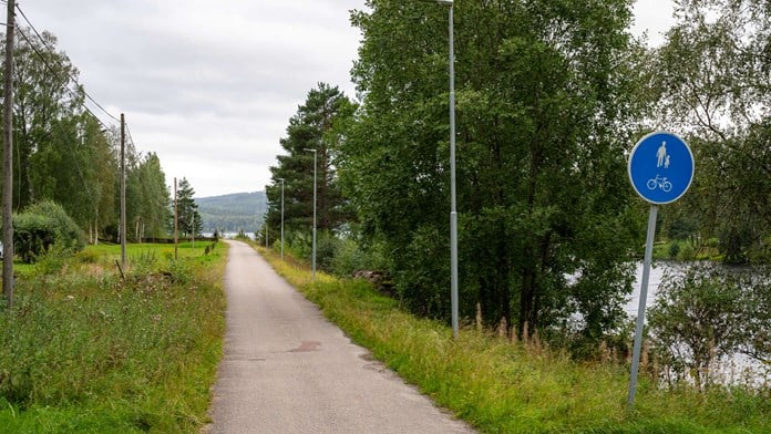 Cykelväg mot Ludvika