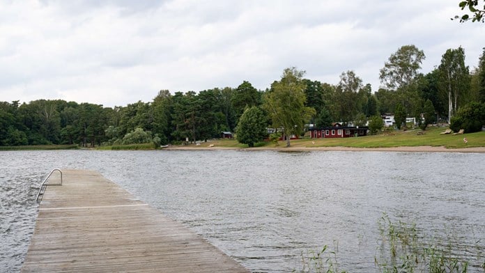 Bredsandsbadet, brygga